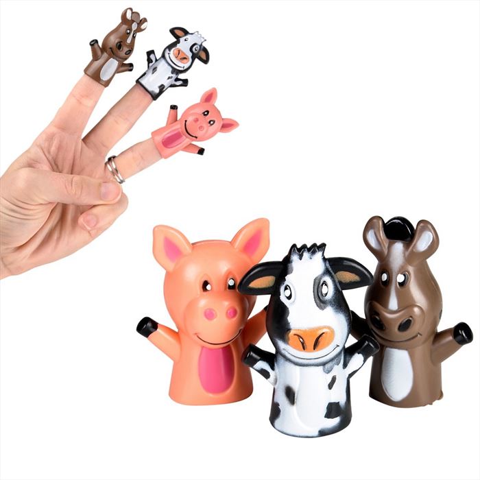 TR02814 Farm Animal Finger Puppet